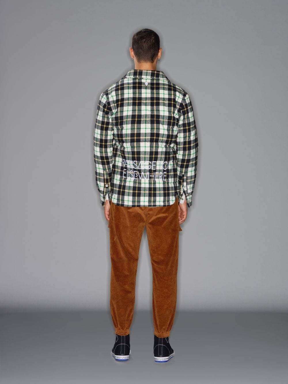 LOGO PATCH PLAID SHIRT - 4