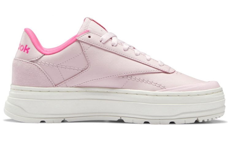 (WMNS) Reebok Club C Double Geo 'Frost Berry' H67829 - 2