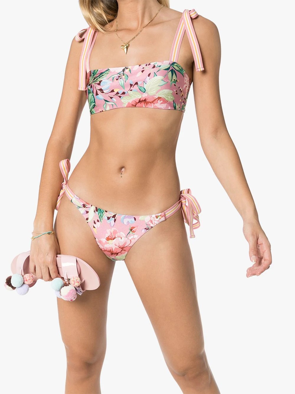 Bellitude floral-print bikini set - 2