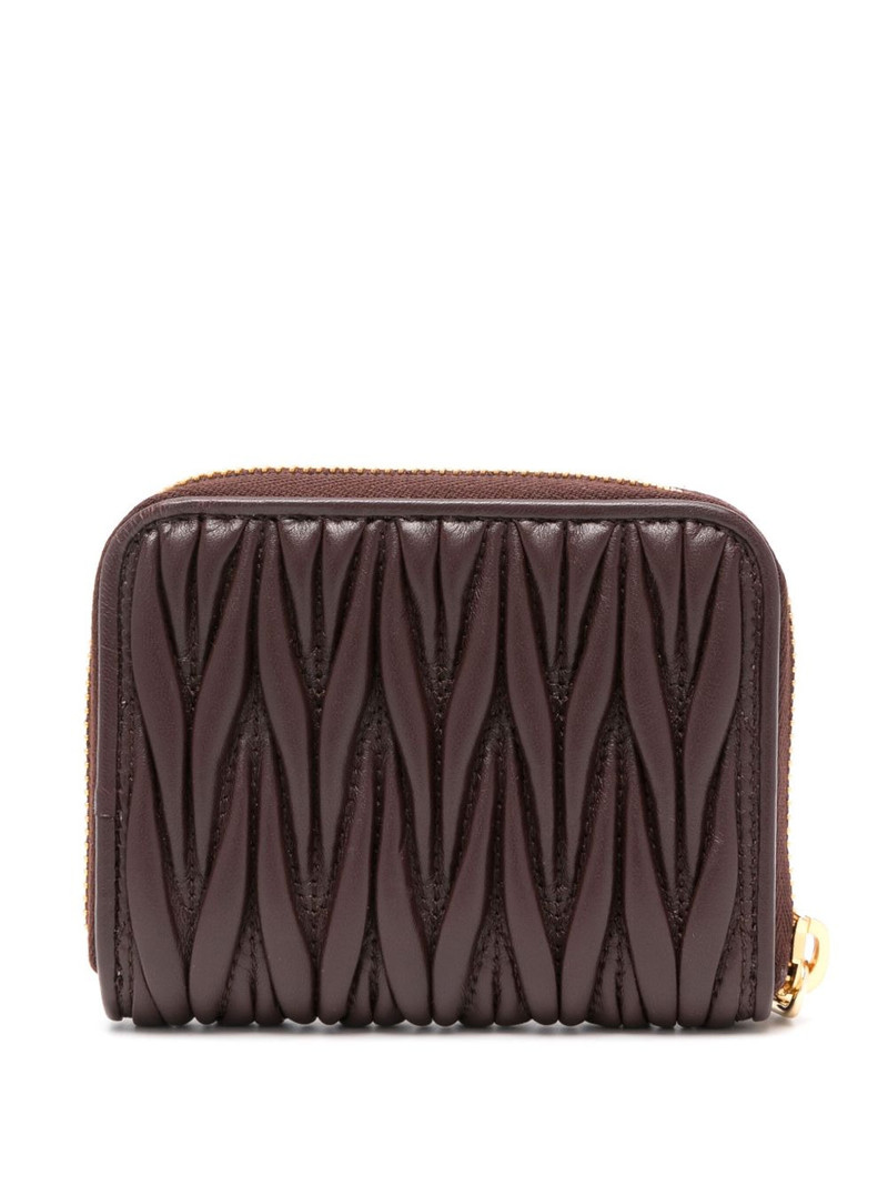 Miu Miu matelassé wallet outlook