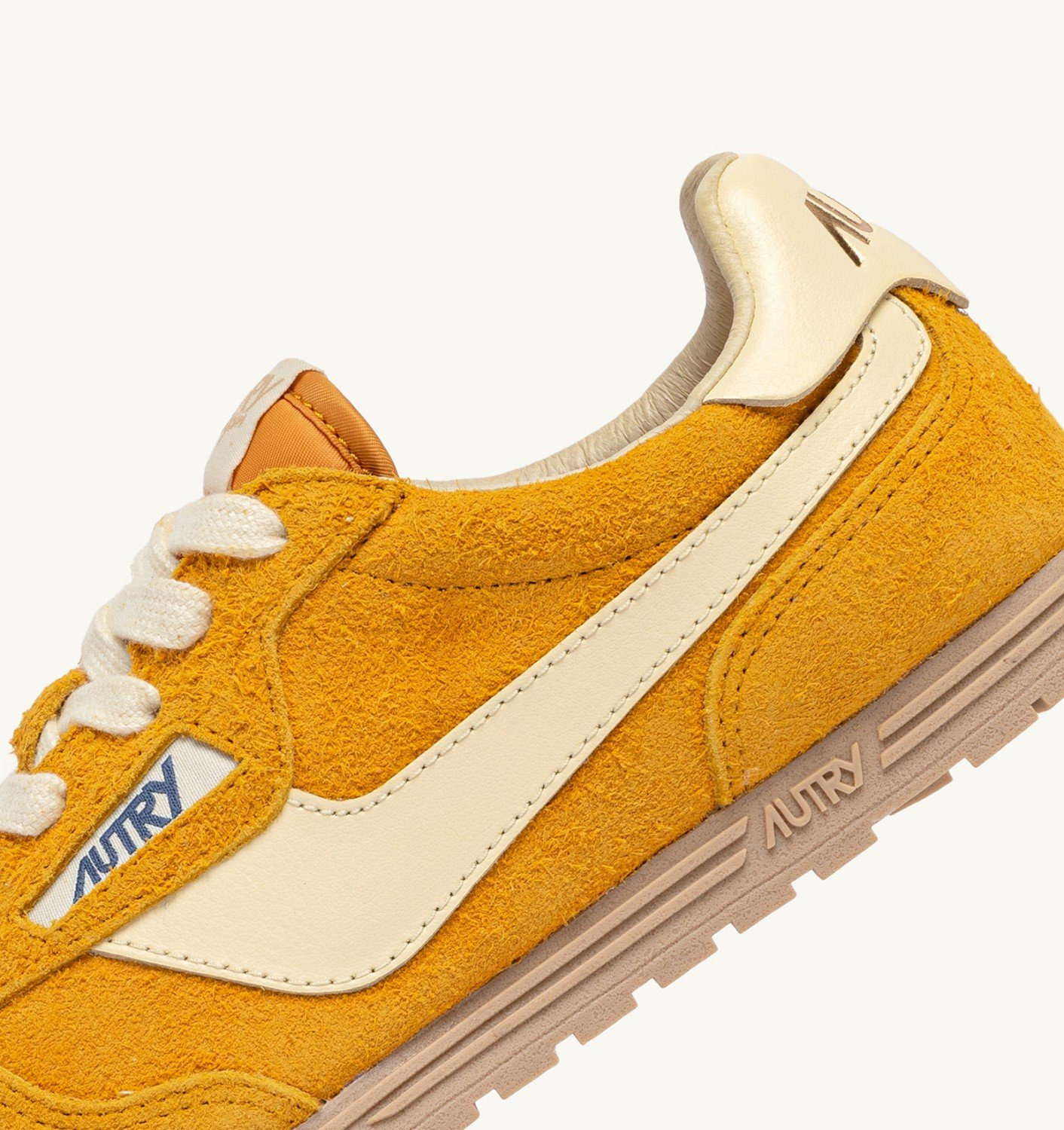 SNEAKERS WINDSPIN IN SUEDE AND LEATHER COLOR MINERAL YELLOW AND RUTABAGA - 6