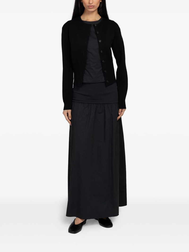 SAMSØE SAMSØE Saanne ribbed-trim cardigan outlook