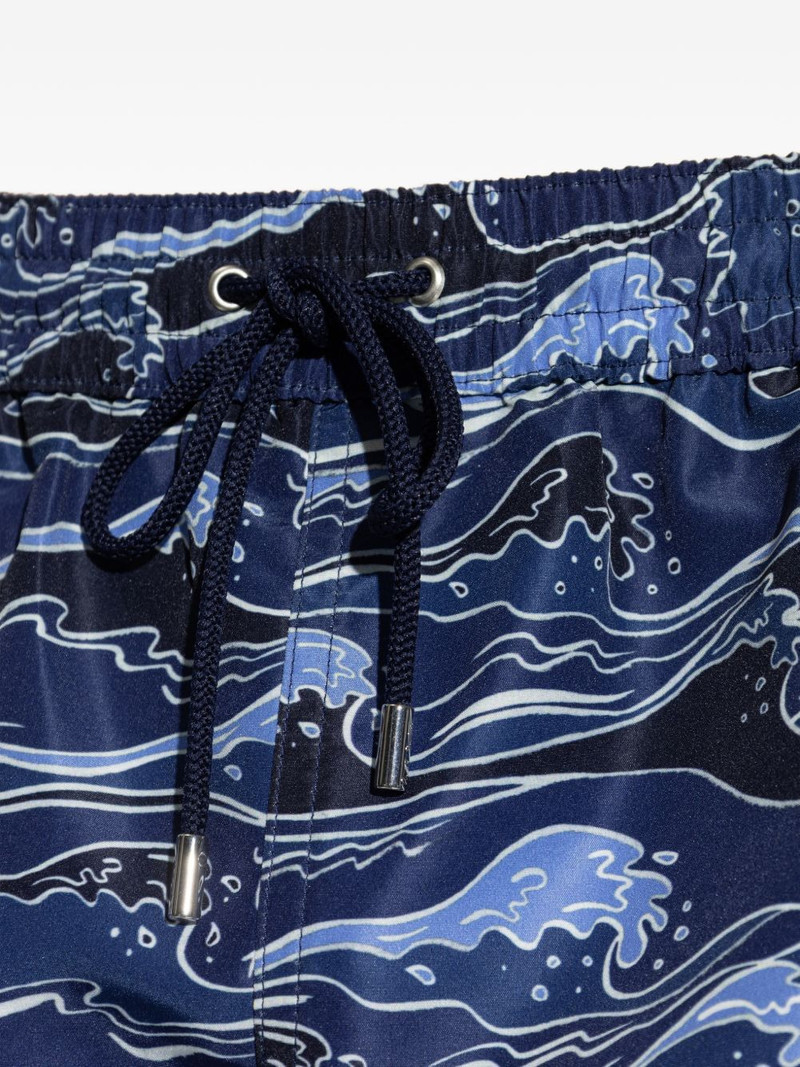Paul Smith wave-print swim shorts outlook
