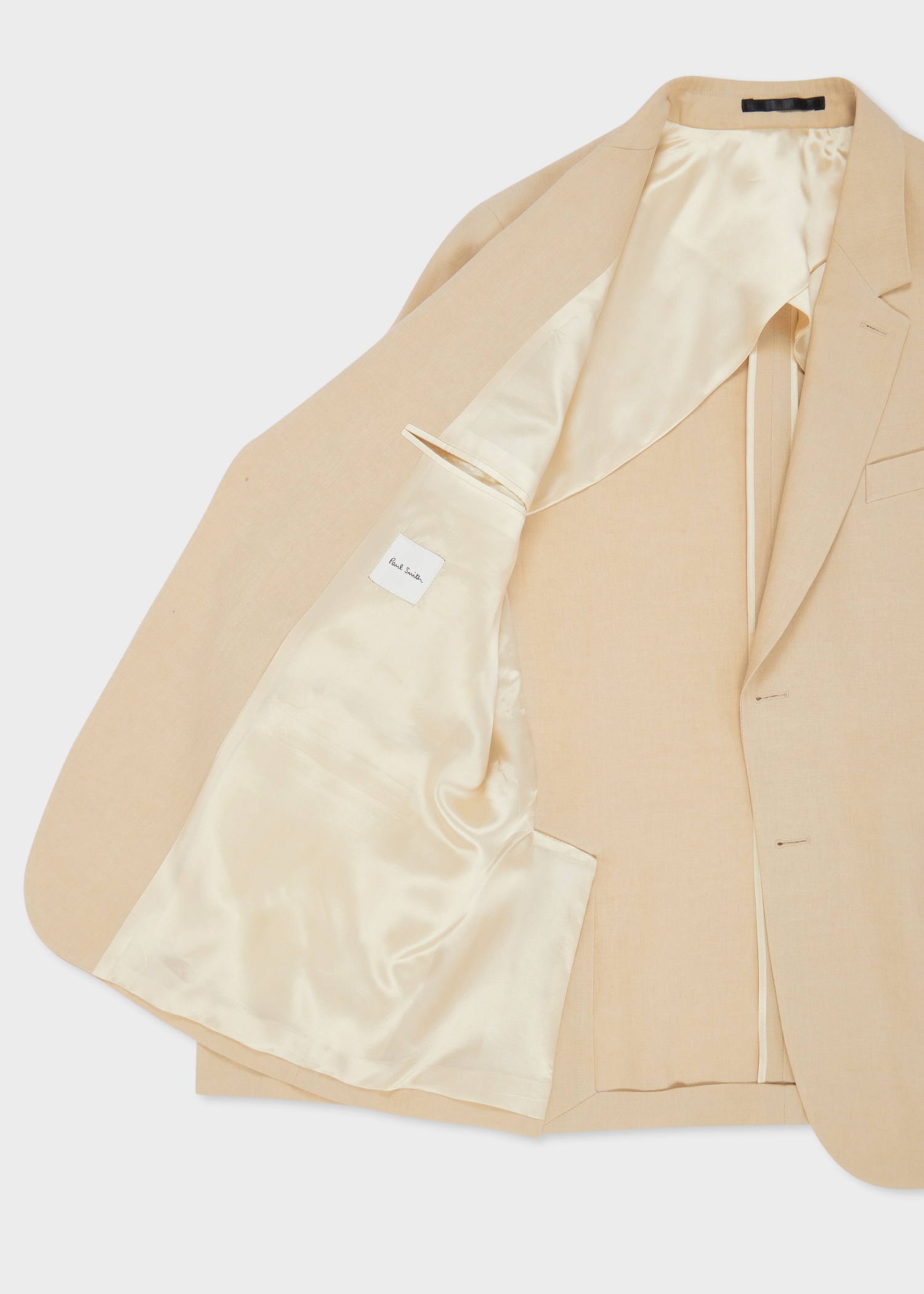 Beige Linen Suit - 4