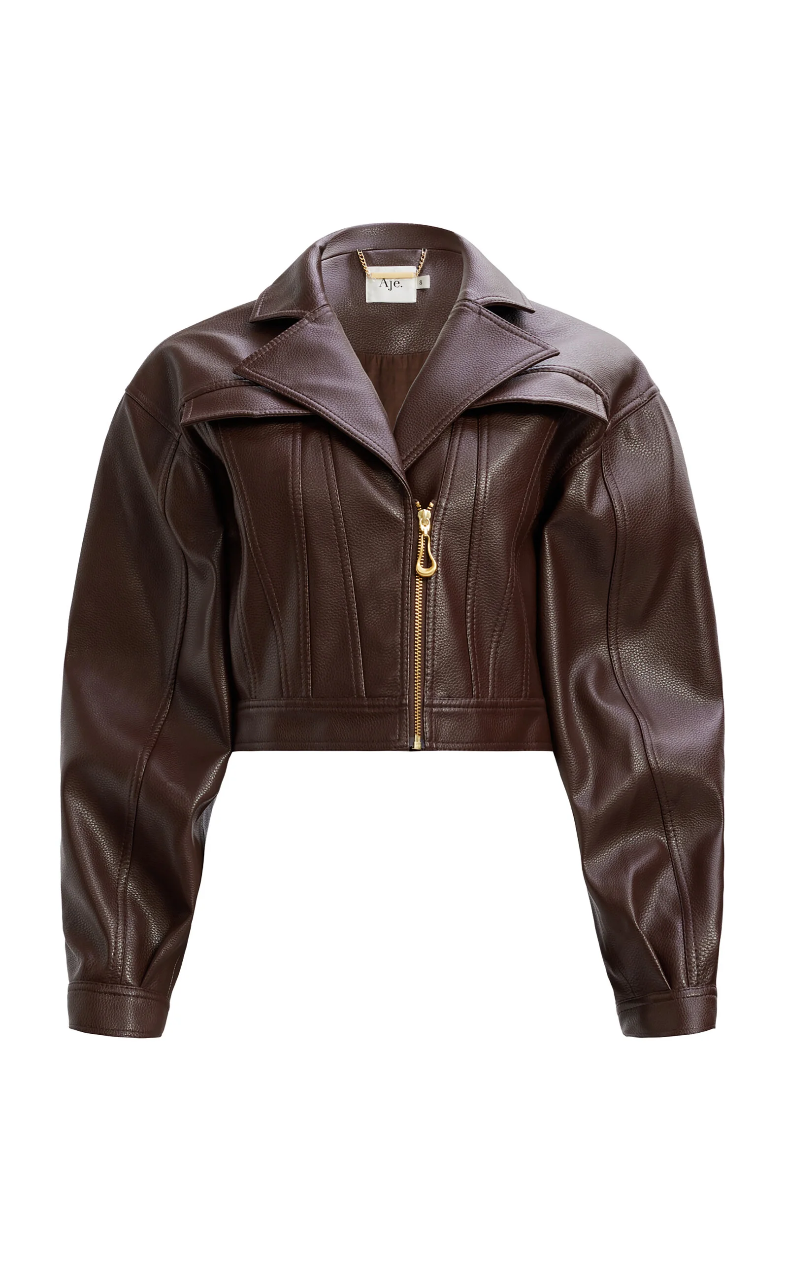 Brodie Cropped Jacket brown - 1