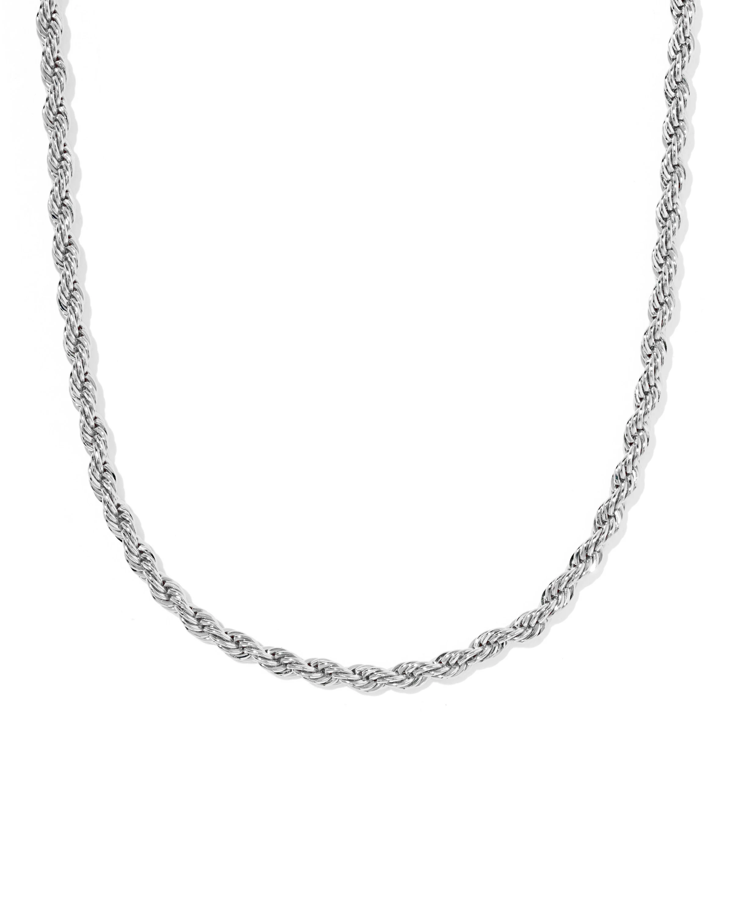Isabelle Silver Chain Necklace - 1