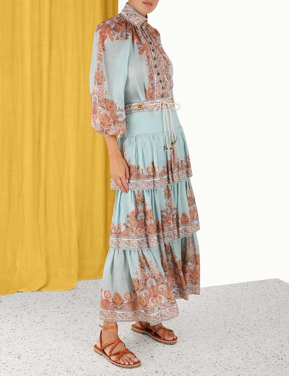 DEVI TIERED SKIRT - 3