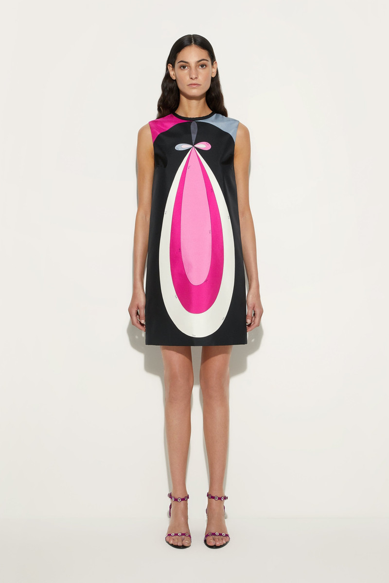 PUCCI MADDALENA PRINT SILK TWILL MINI DRESS outlook
