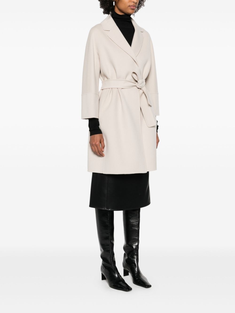 belted coat - 3