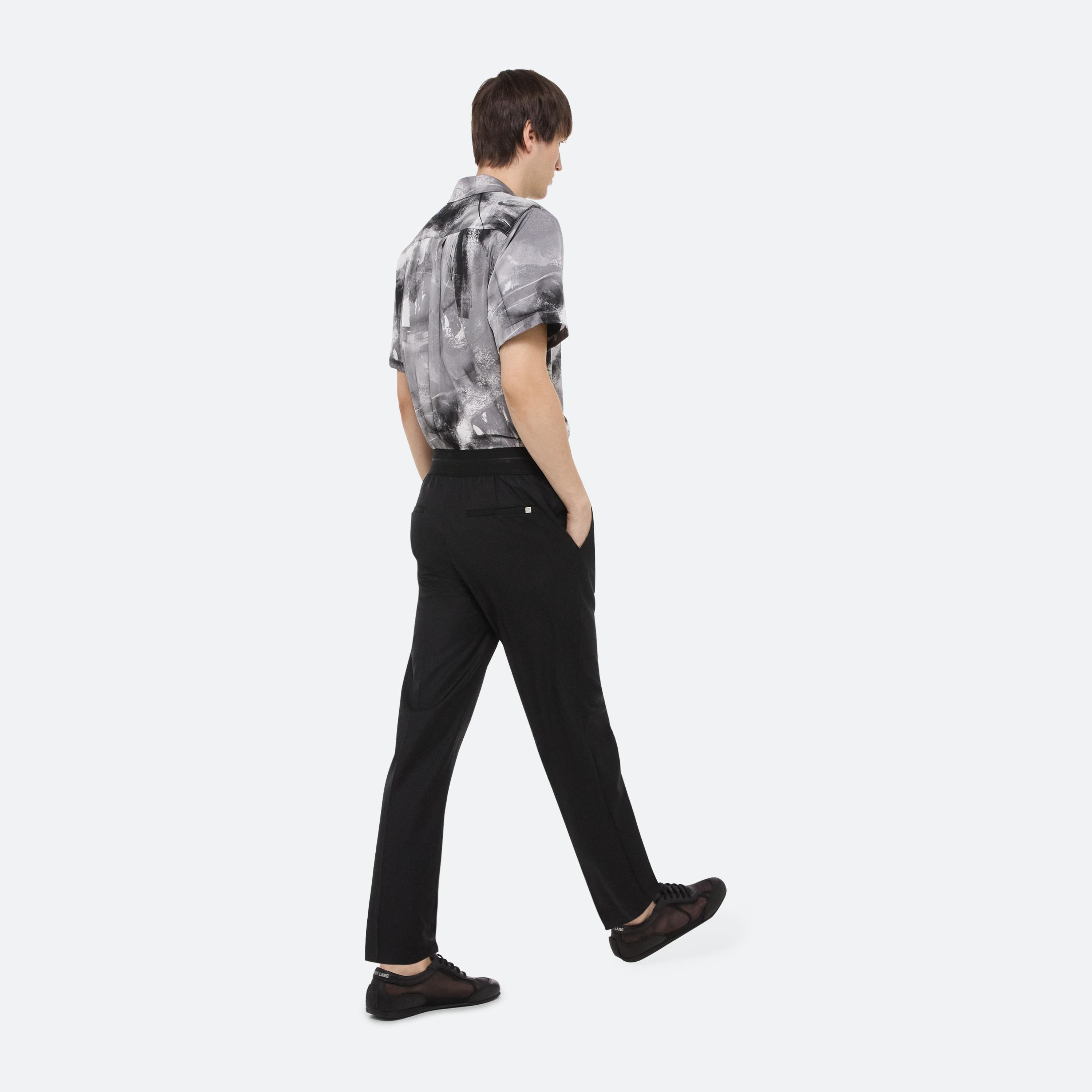 TAPERED WOOL TROUSERS - 7