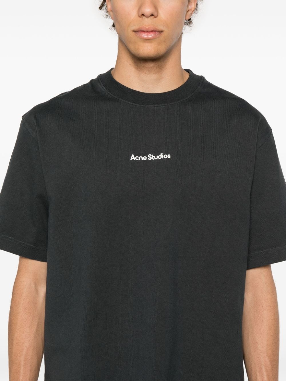 logo-print cotton T-shirt - 6