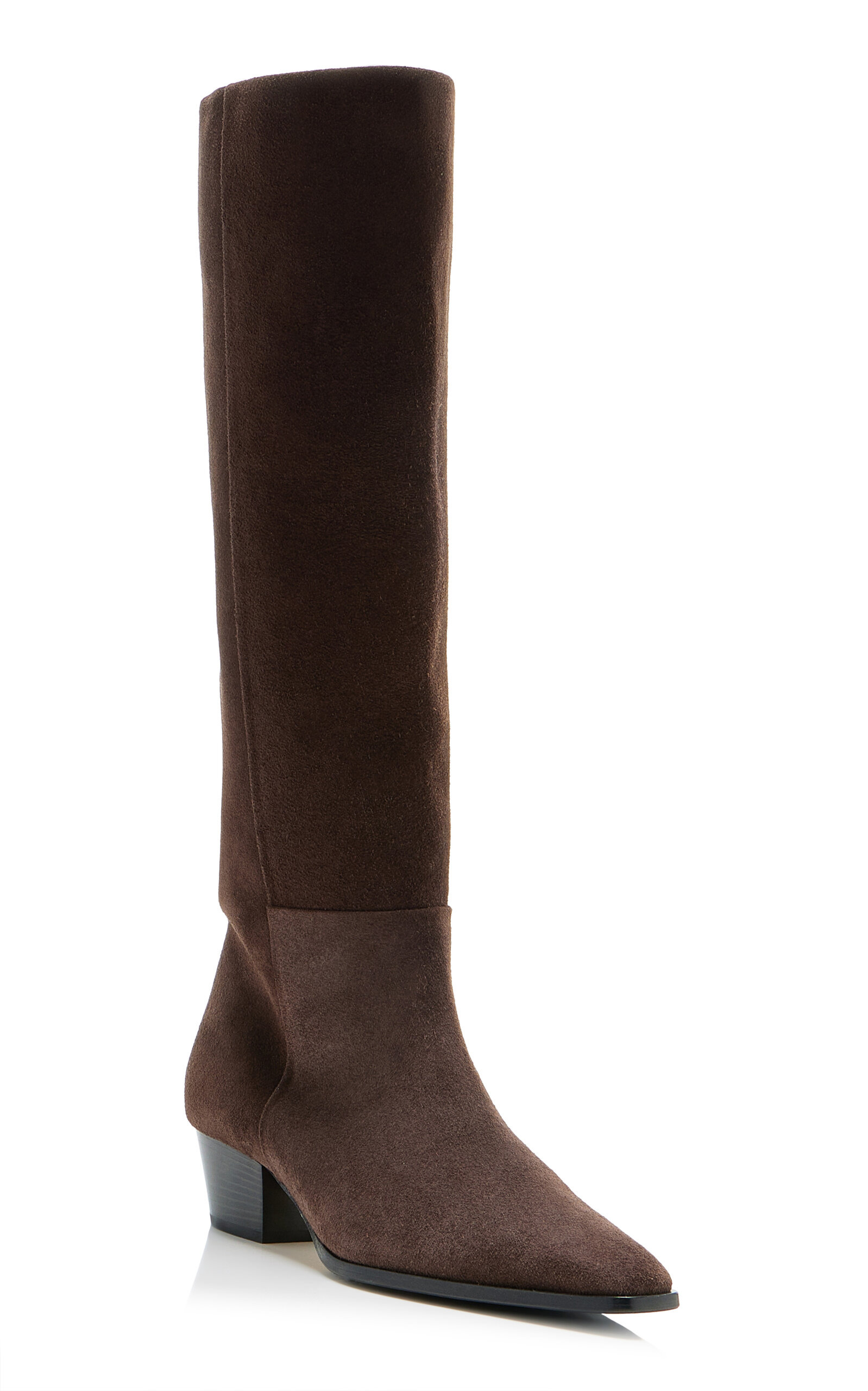 Medea Suede Knee Boots brown - 4