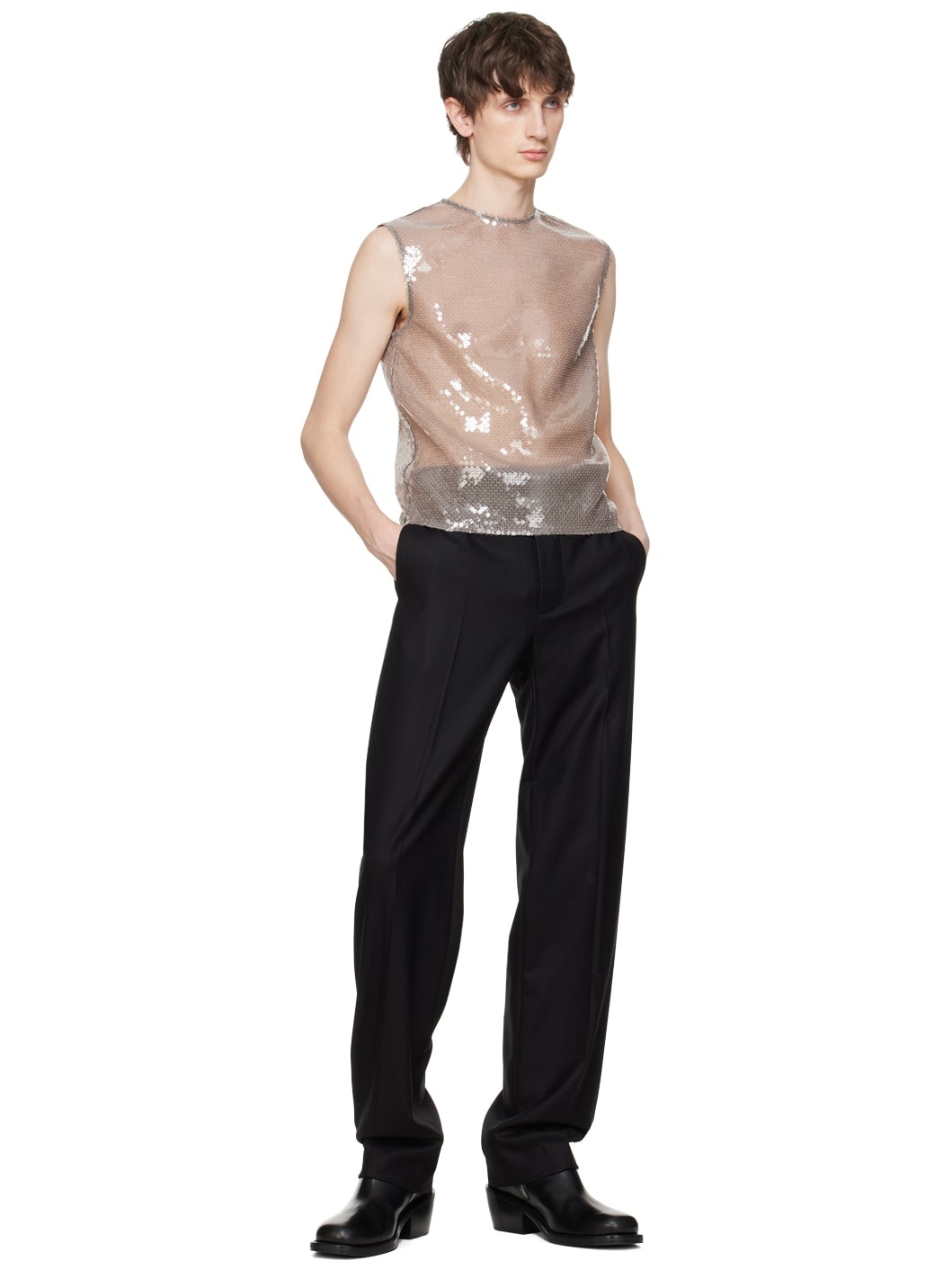 SSENSE Exclusive Black Maverick Trousers - 4