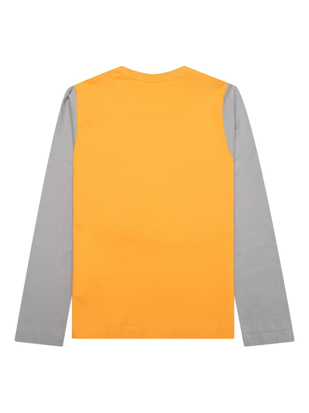 heart-embroidered two-tone long-sleeve T-shirt - 2