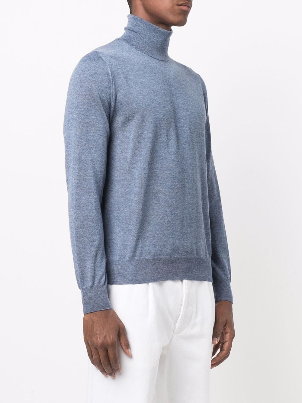 roll-neck wool jumper - 3