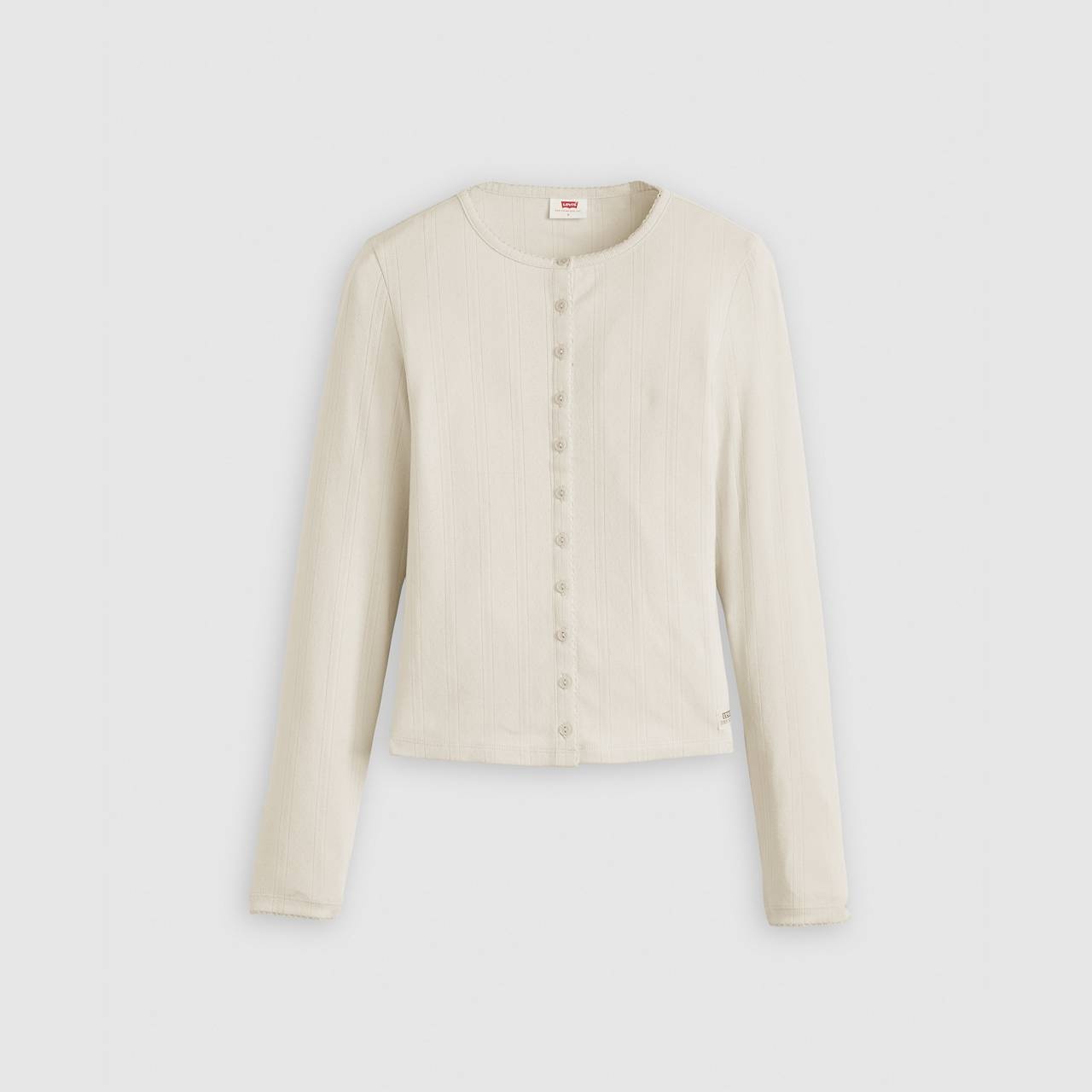 DRY GOODS WOMEN'S POINTELLE LONG SLEEVE T-SHIRT - 1