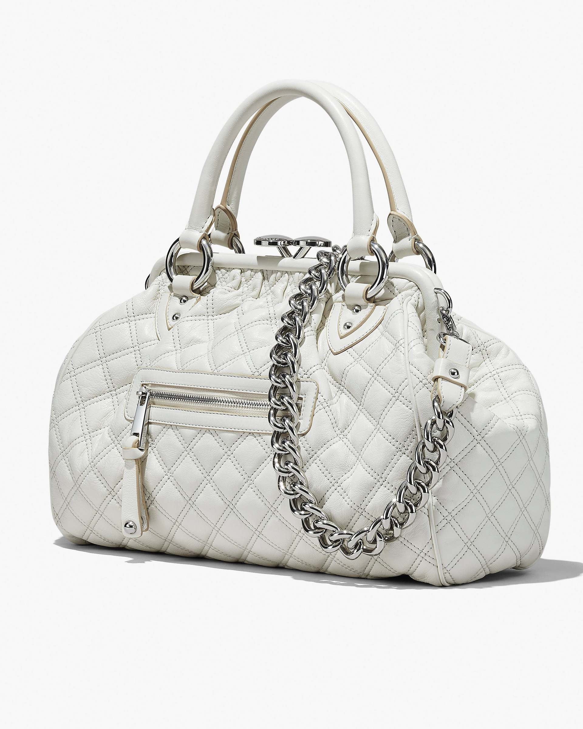 RE-EDITION QUILTED LEATHER STAM BAG - 4