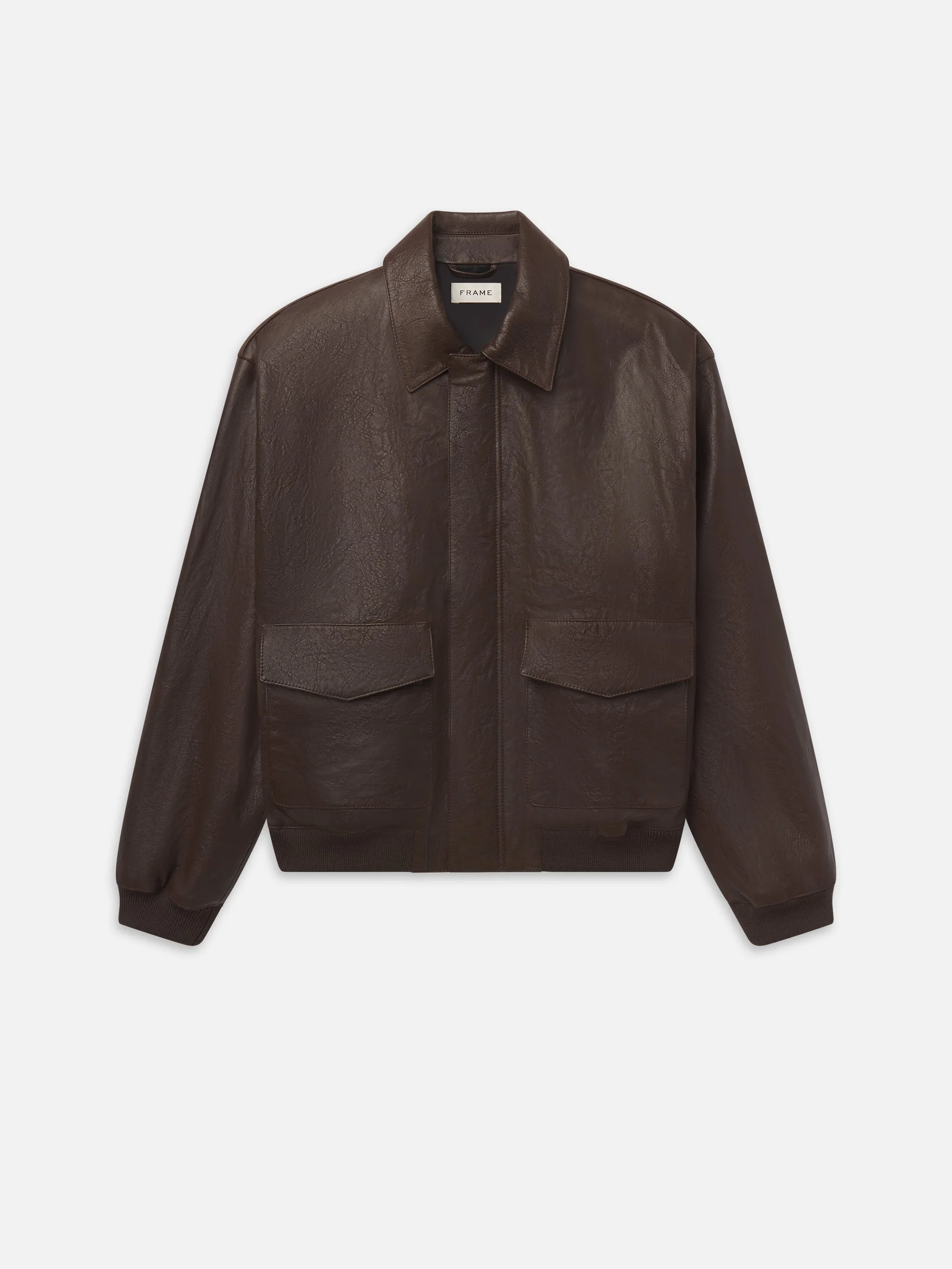Aviator Leather Jacket - 1