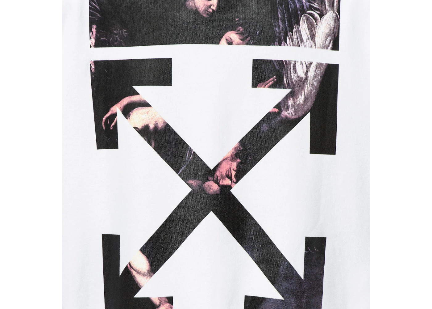 OFF-WHITE Caravaggio Arrows Zip Up Hoodie White - 2