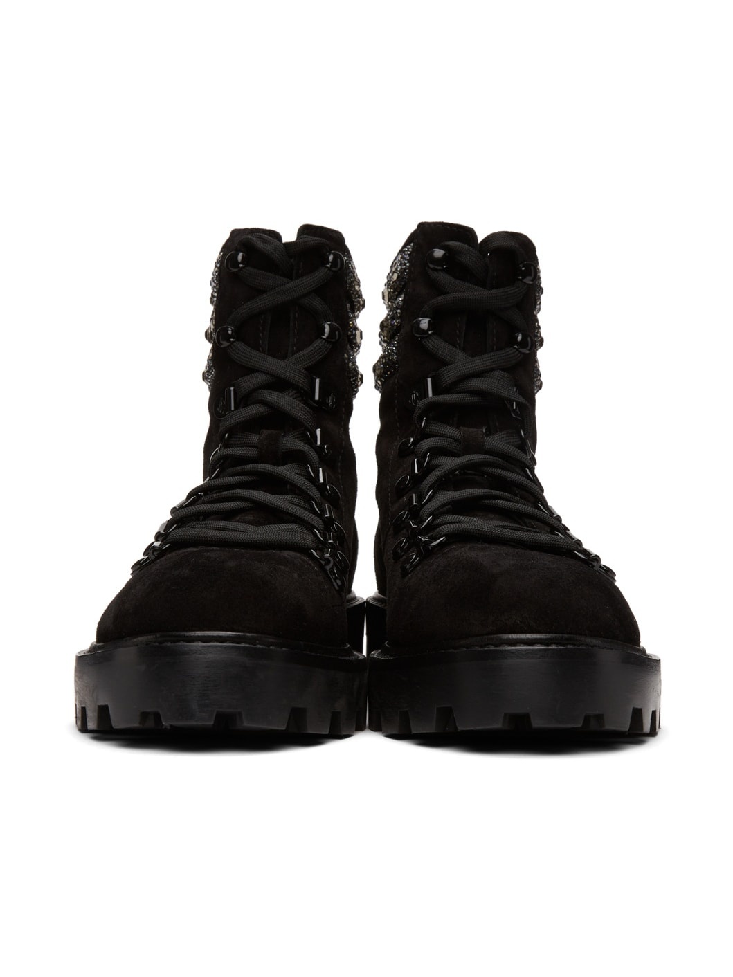 Black Eshe Flat Boots - 2