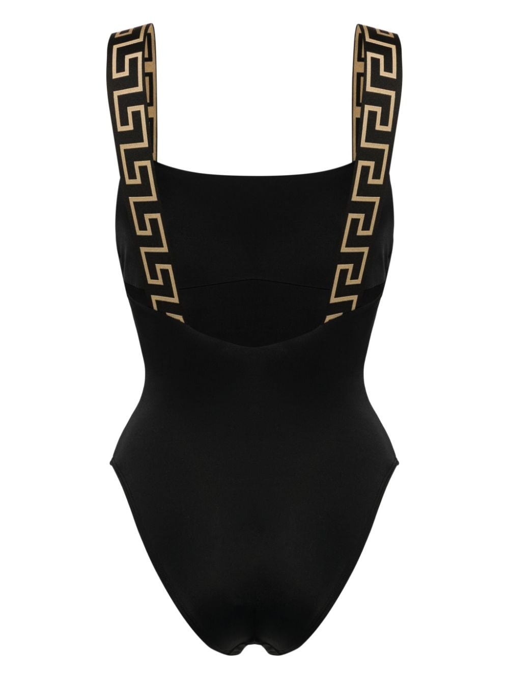 Greca-detailing swimsuit - 2