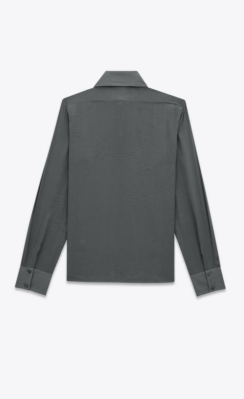 SAINT LAURENT shirt in silk crepe muslin outlook