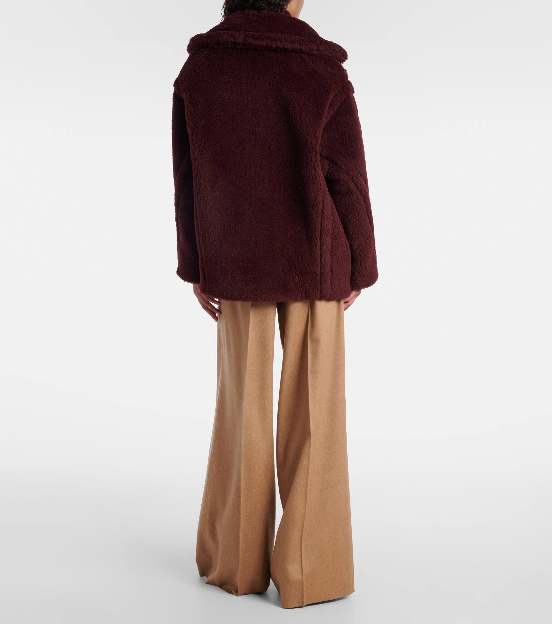 Olga apaca, wool and silk peacoat - 3