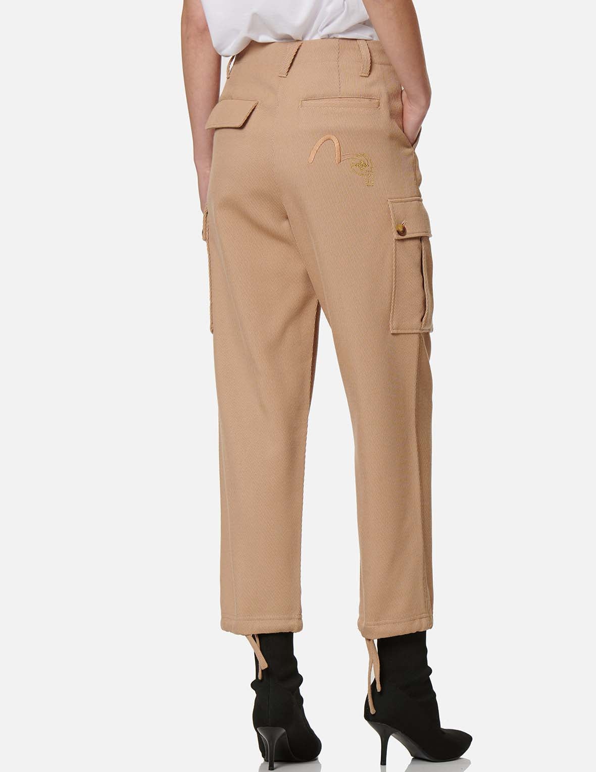 Seagull Embroidered Cargo Twill Pants - 4