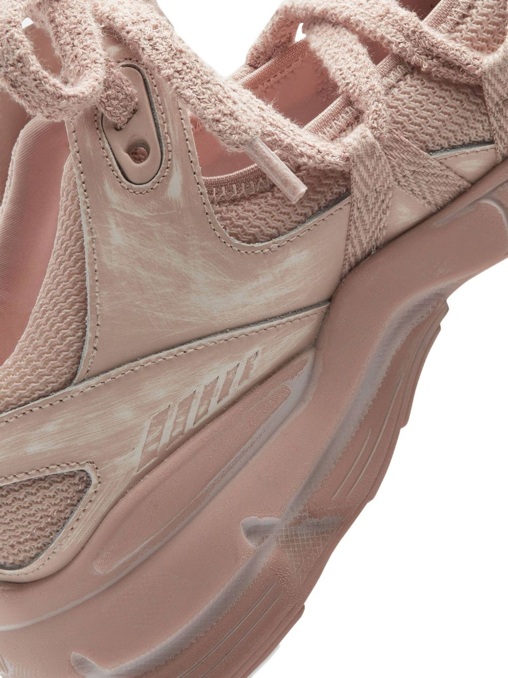lace-up low-top sneakers - 4