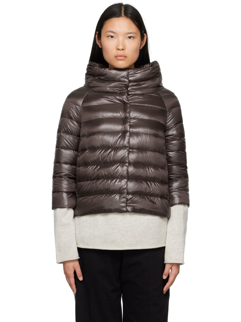 Brown Sofia Down Jacket - 1