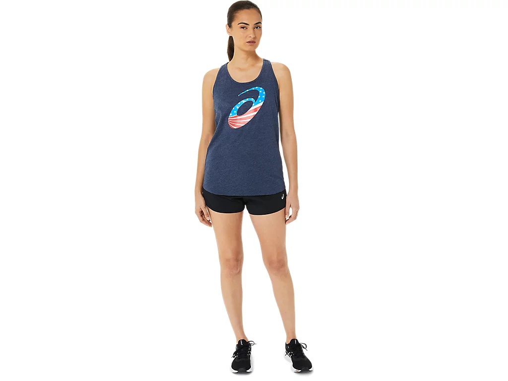 WOMEN'S SPIRAL A STARS AND STRIPES SHORT SLEEVE - 6