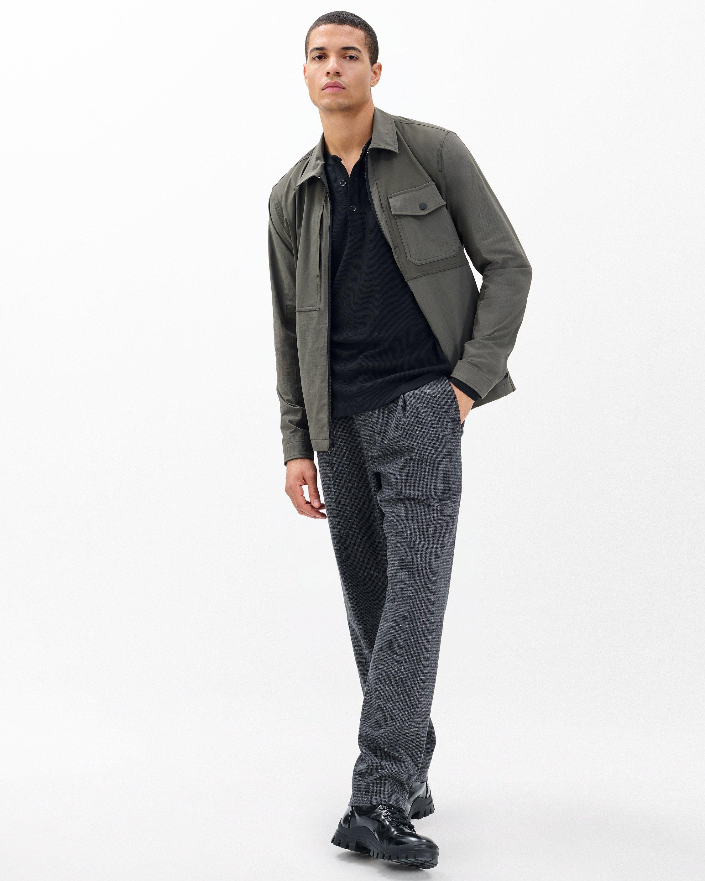 Tech Waffle Henley - 3