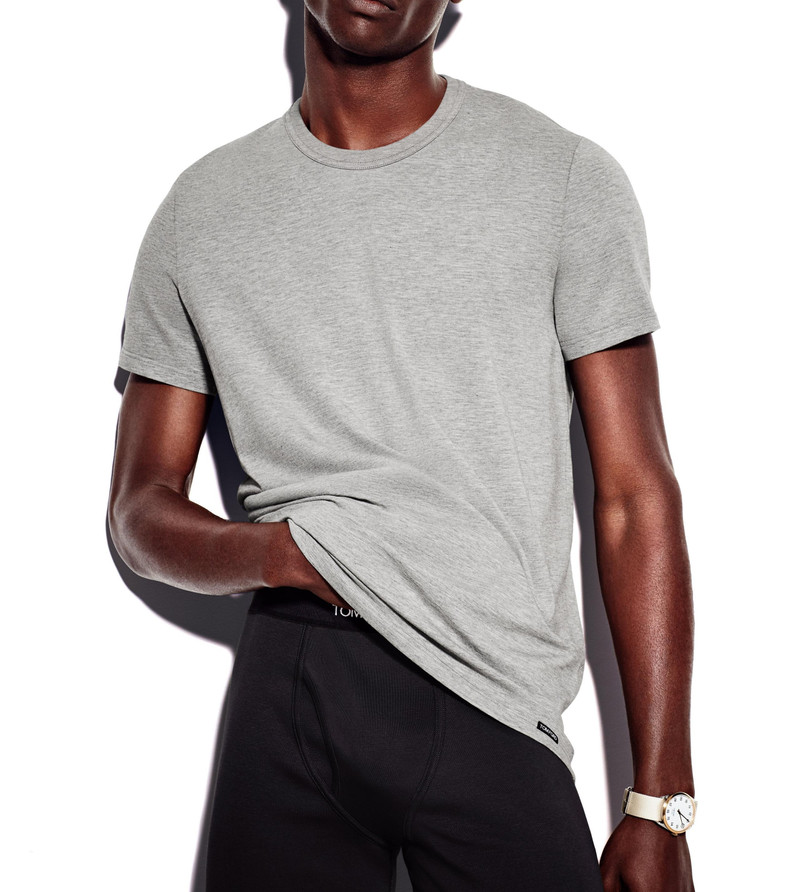 TOM FORD COTTON MODAL CREWNECK T-SHIRT outlook