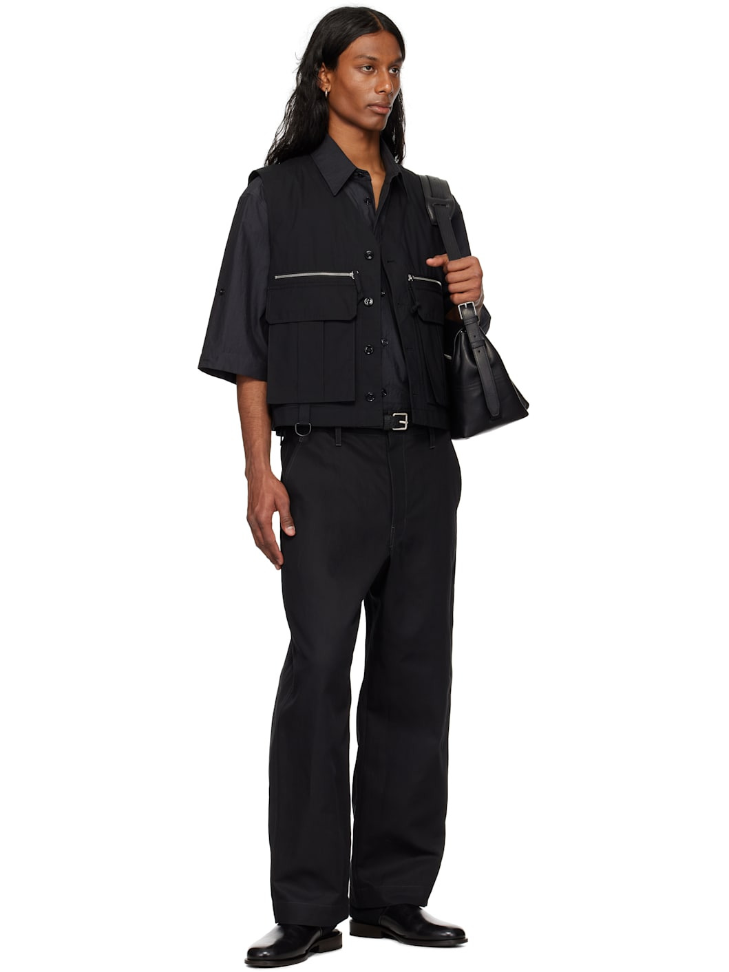 Black Medium Gear Bag - 4