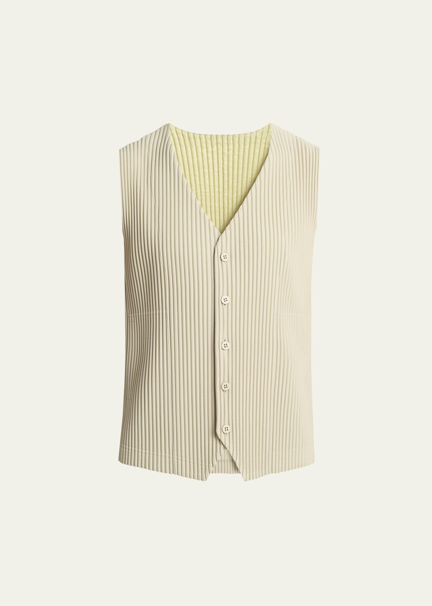 Men's Tailored Pleats Vest - 1