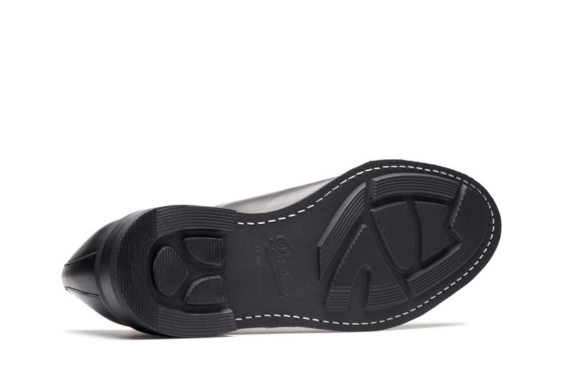 Montaigne Black Silk - Leather And Rubber Sole 5