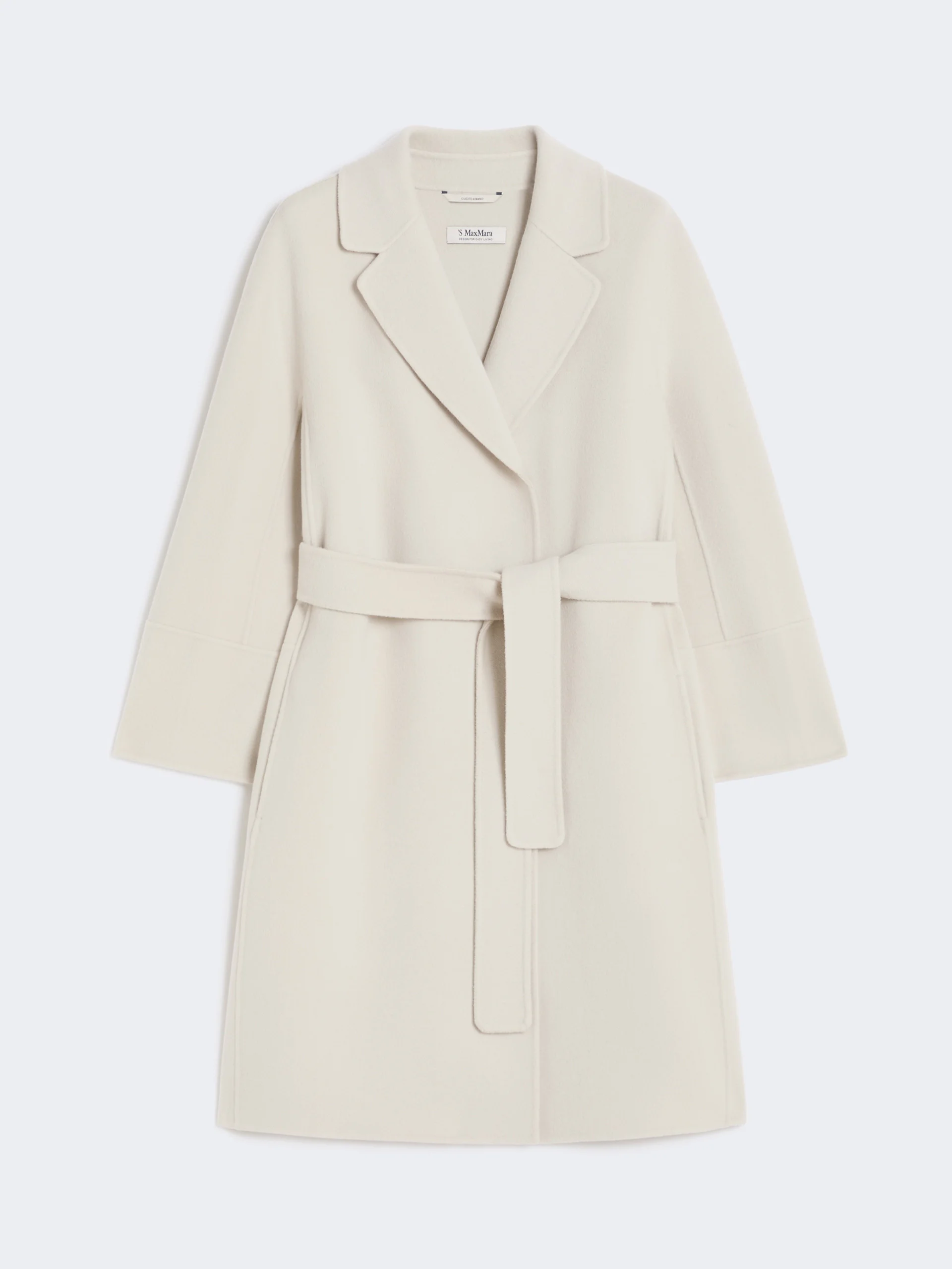 ARONA Short double-faced wool coat - 1