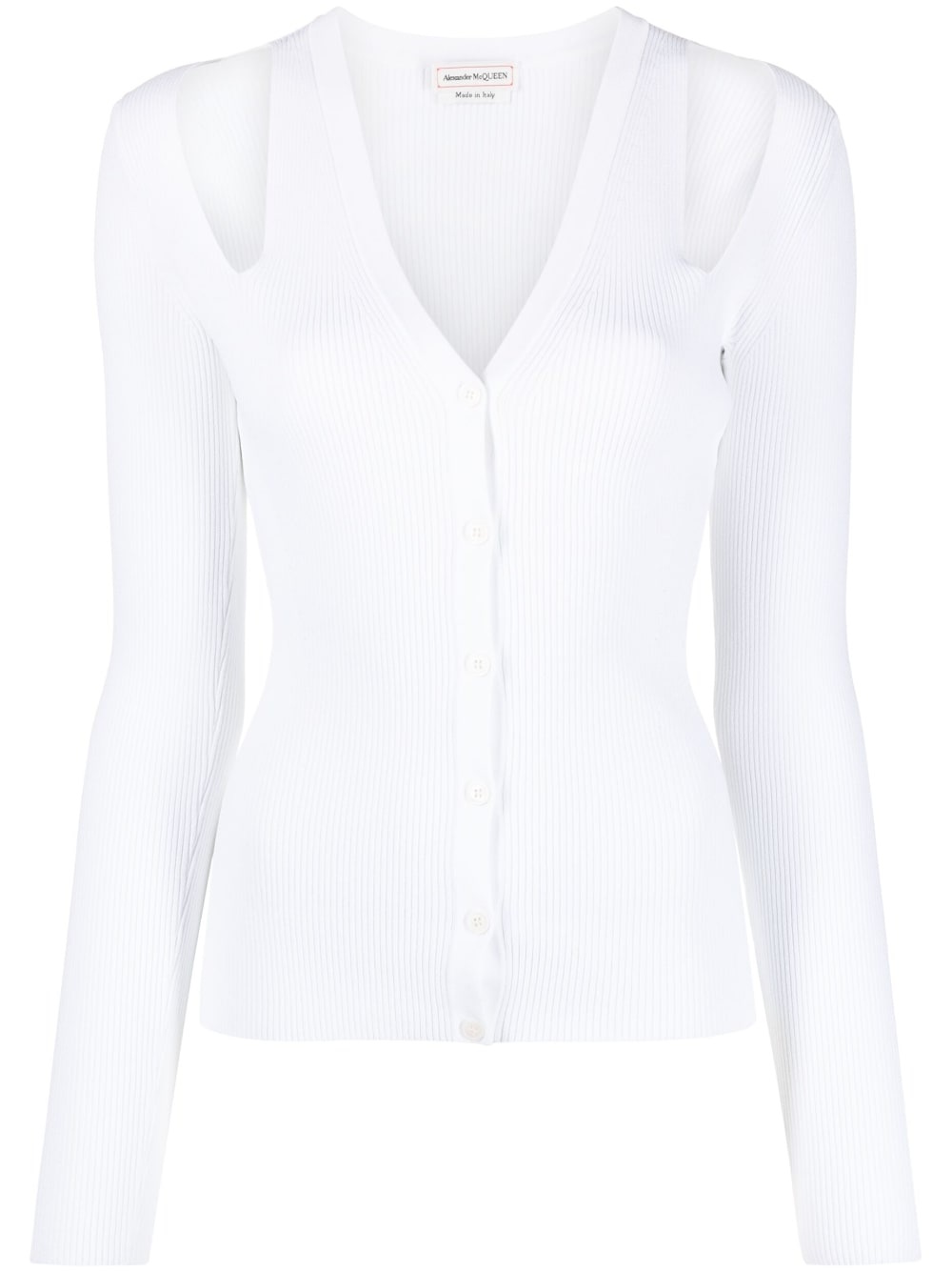 cut-out cardigan - 1