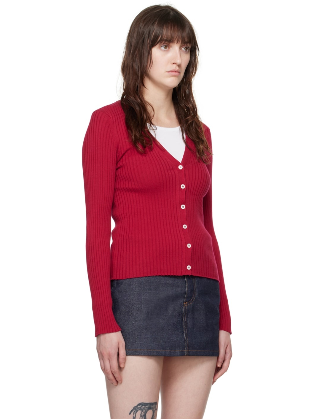 Red Katie Holmes Edition Ambre Cardigan - 2