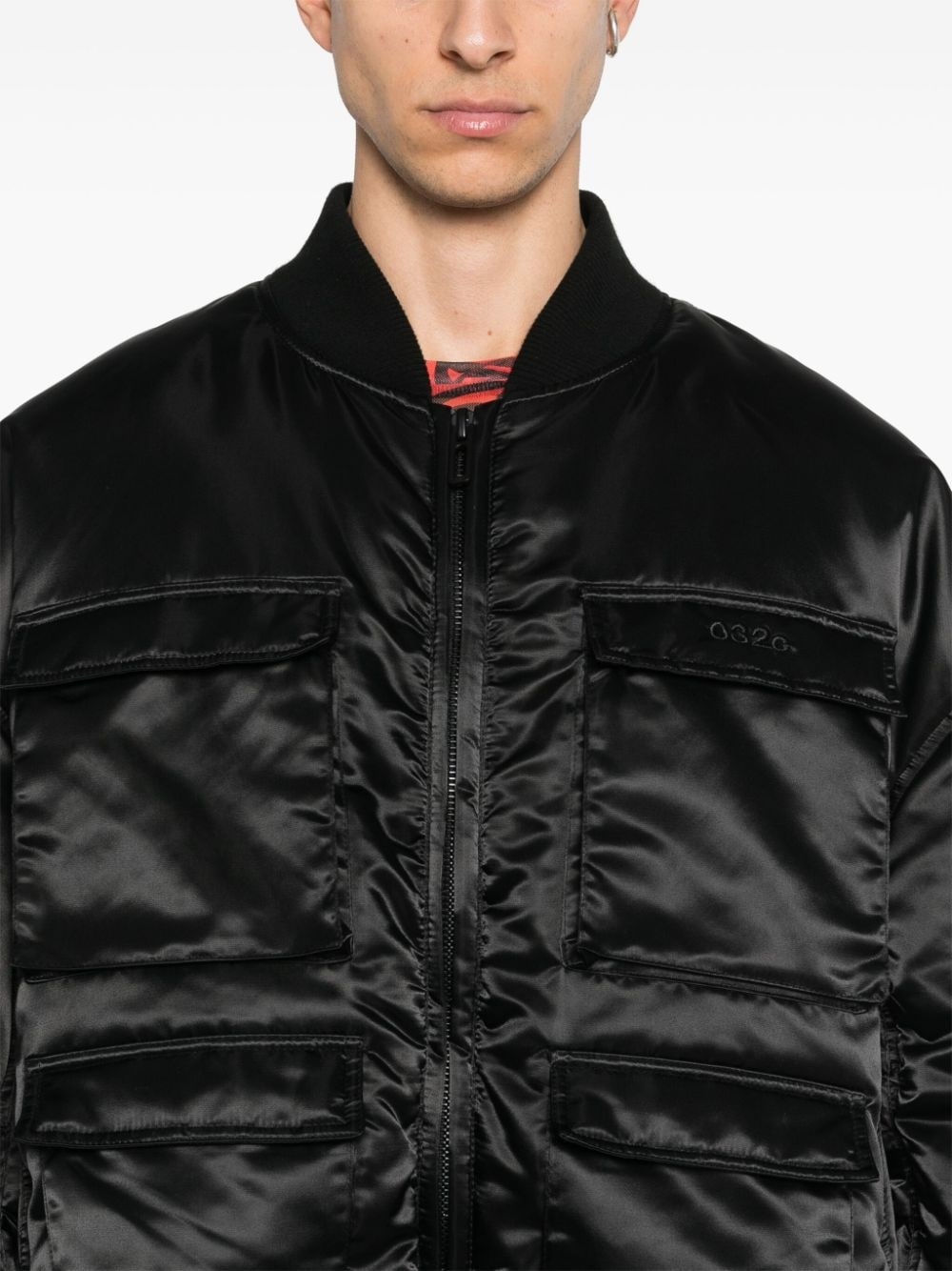 logo-embroidered jacket - 6