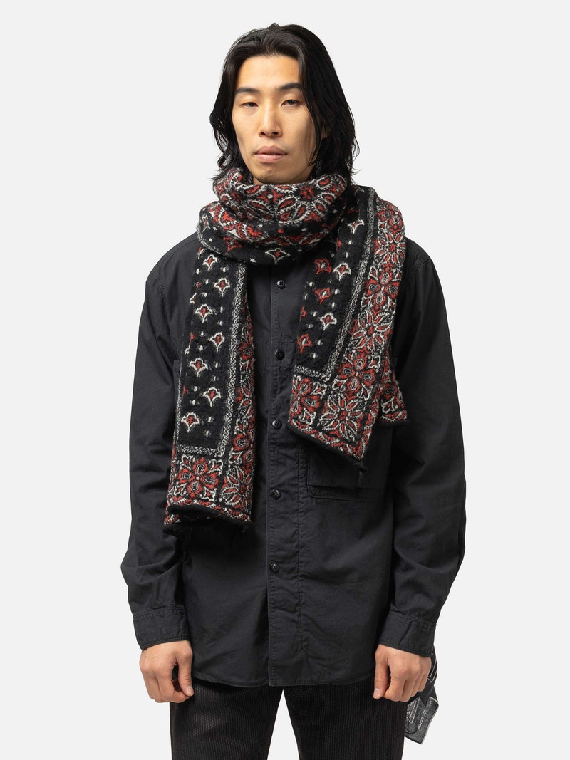 Kapital Fulling Wool Scarf Colorful BIG outlook