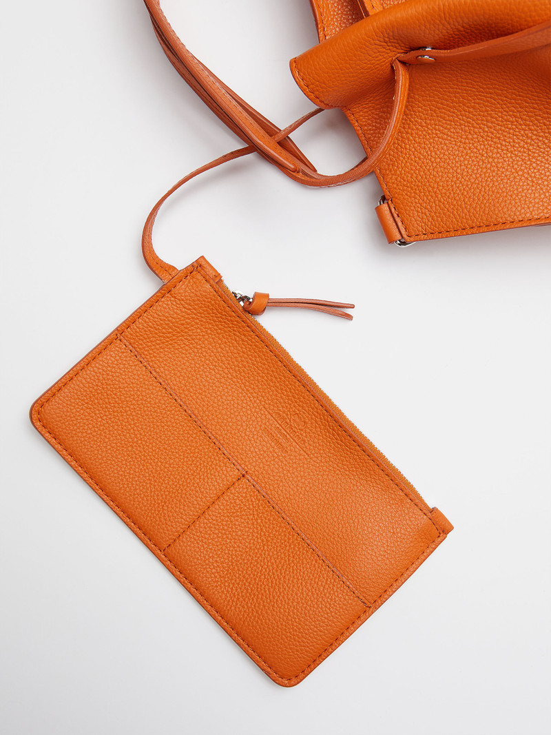 SAVIO Leather bucket bag 6