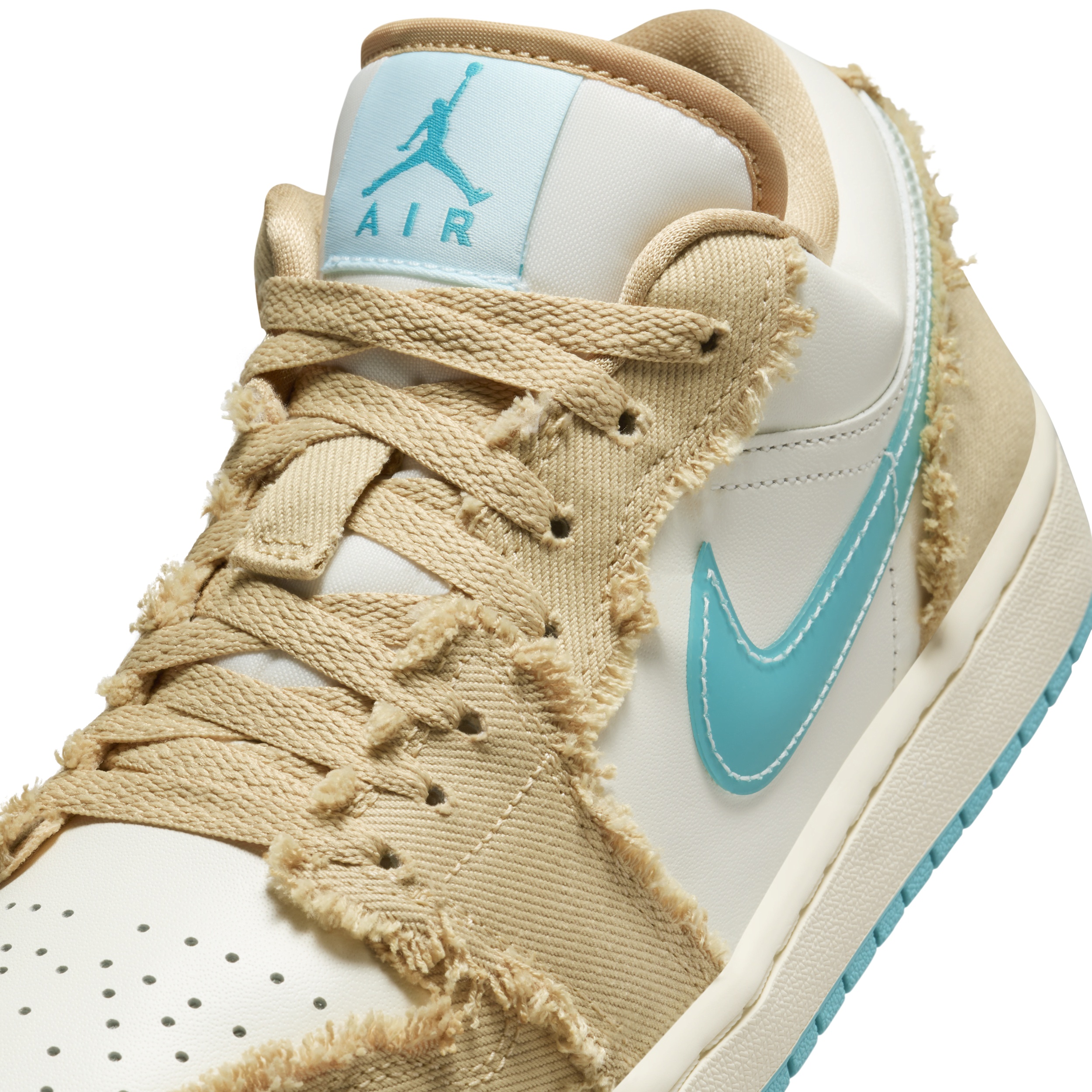 Women's Air Jordan 1 Low SE "Wave" Shoes - 7