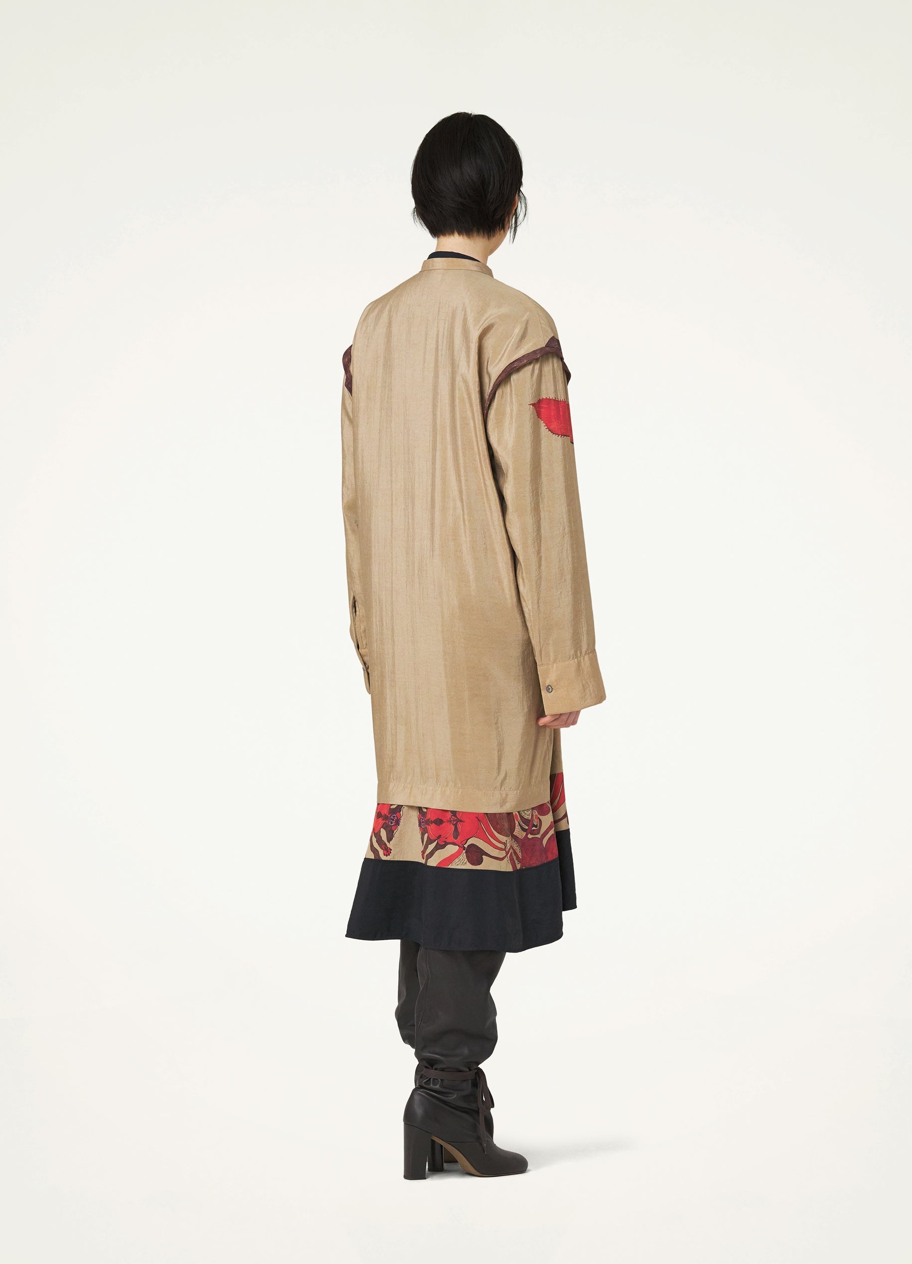 ANGKASAPURA FLARED HEM DRESS - 3