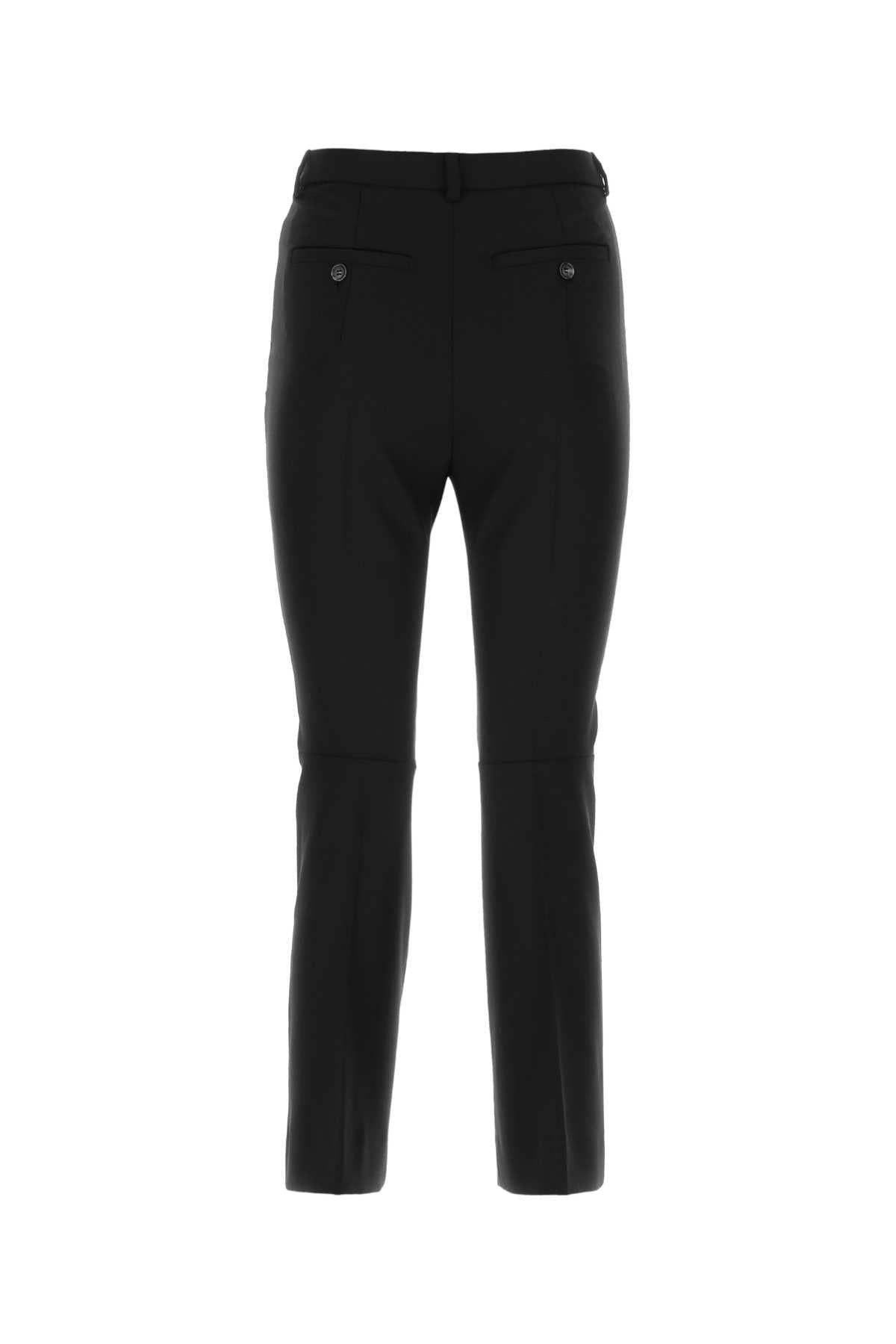 Sportmax Women Black Wool Navetta Pant - 2