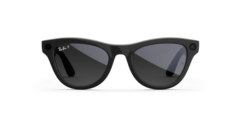 Ray-Ban Meta Skyler (Gen 2) Shiny Black Polar Gradient Graphite Lenses 1