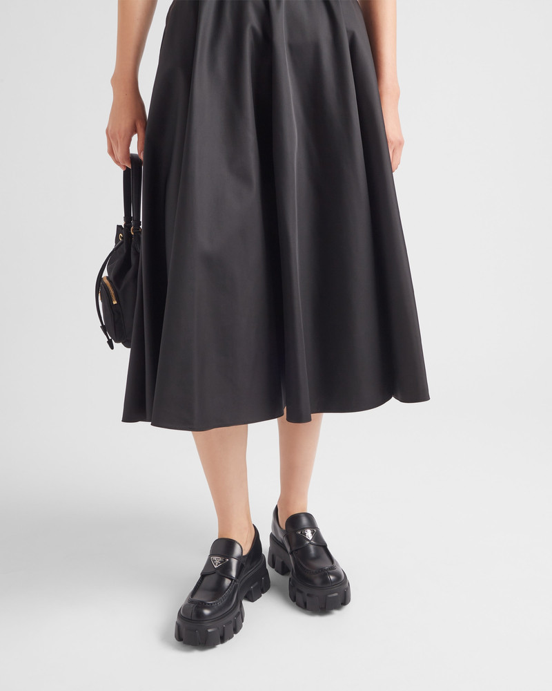 Prada Brushed leather Monolith loafers outlook