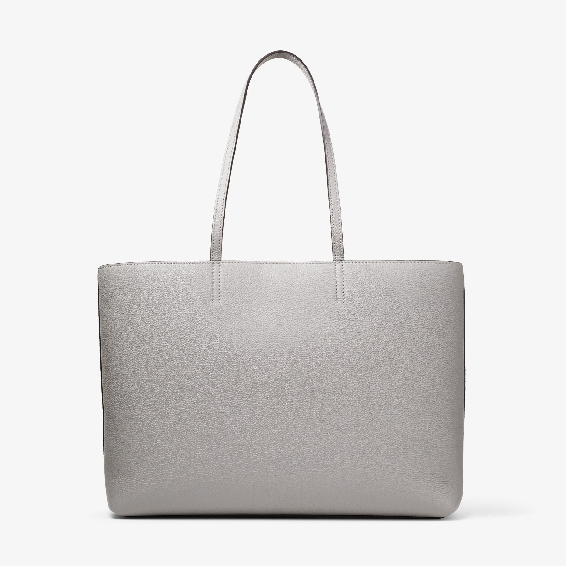 Nine2five E/w
Marl Grey Grained Calf Leather Tote Handbag with JC Emblem - 3