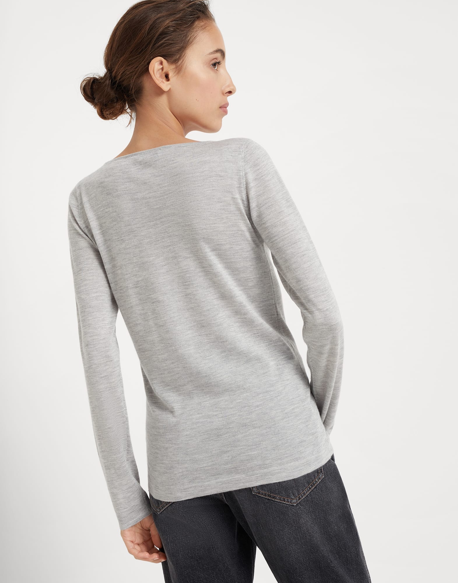 Cashmere and silk lightweight sweater - 2