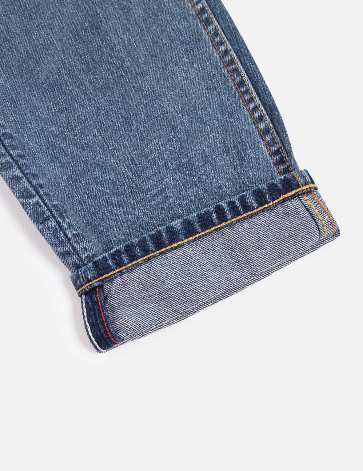 SEAGULL EMBROIDERY STRAIGHT FIT JEANS - 10
